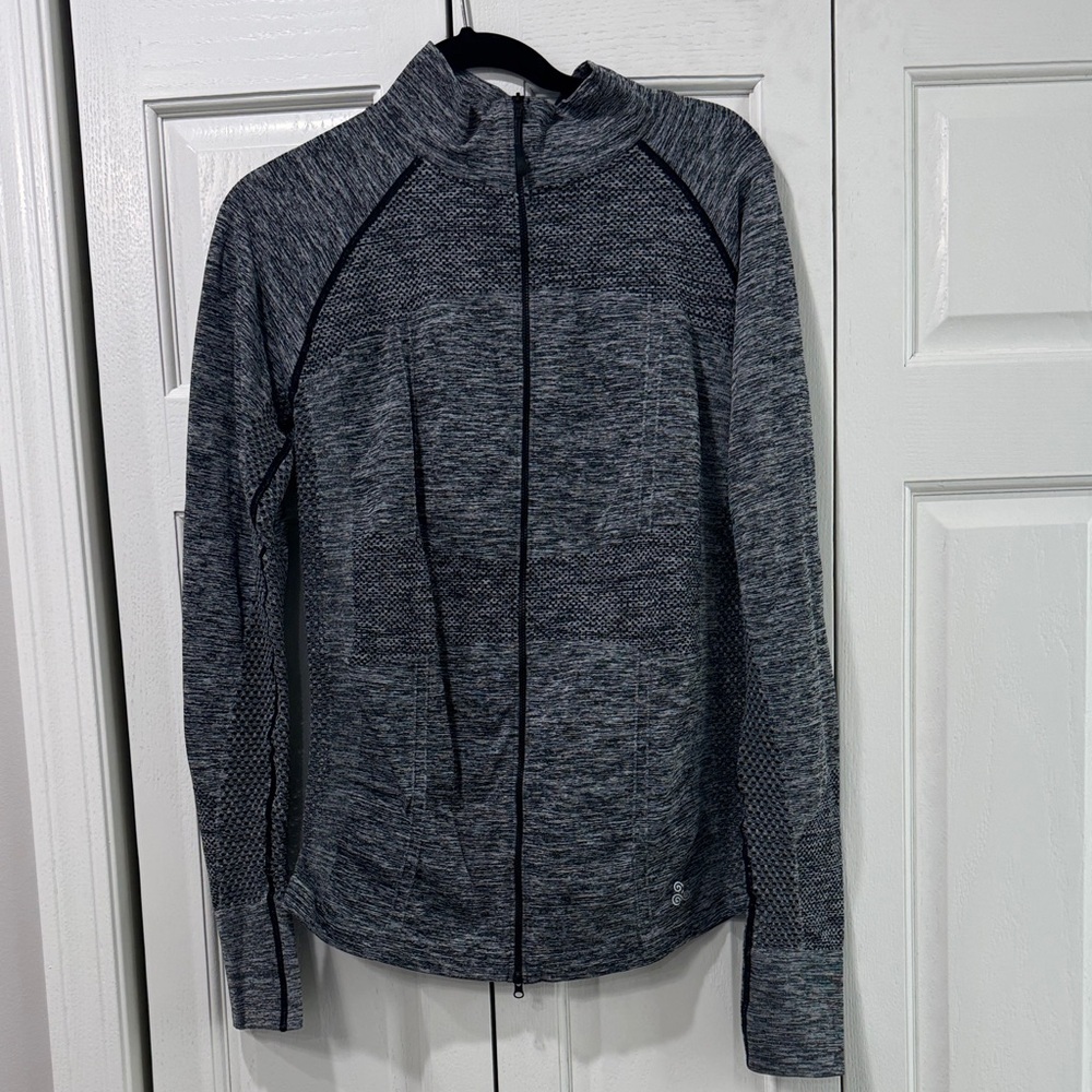Women's Gray Full-Zip Active Jacket - Performance Layer